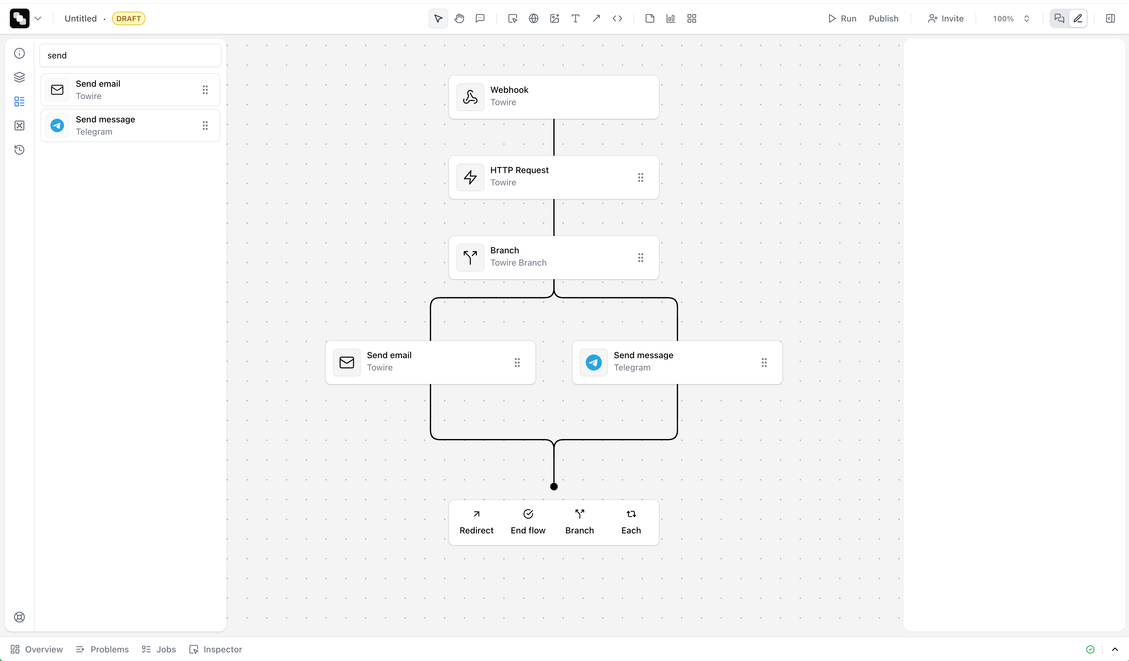 Towire workflow builder